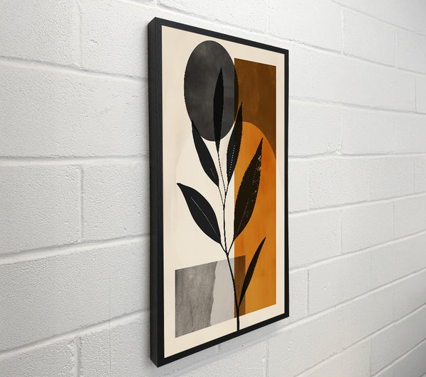 Amber Leaf Abstract