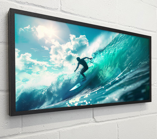 Teal Wave Rider