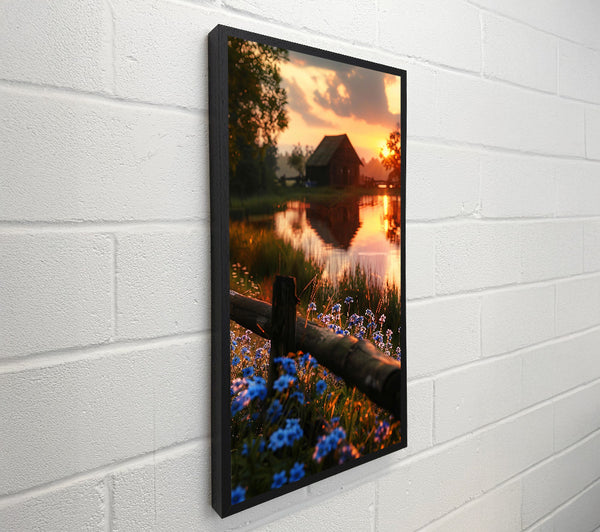Golden Sunset Blooms