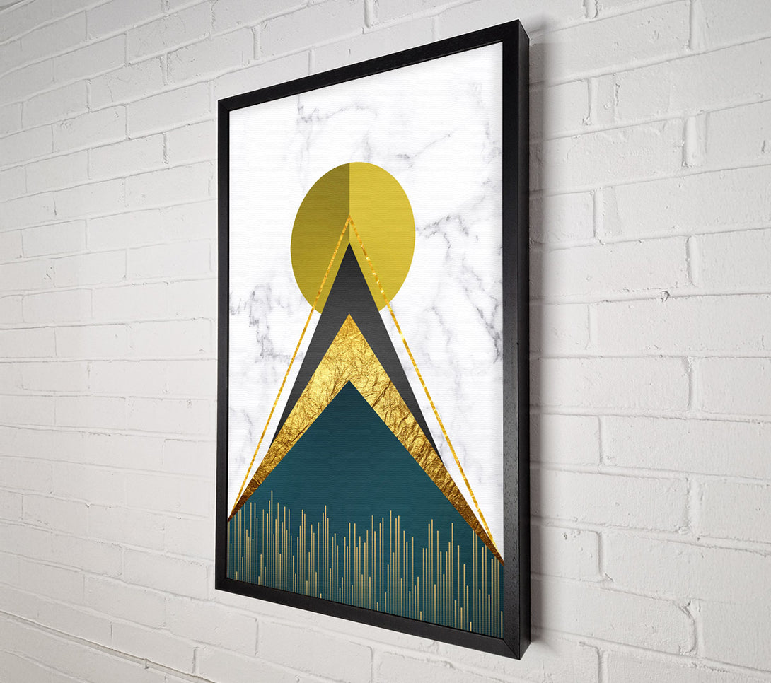  A Canvas Print of Gold Sun Tip Canvas Print