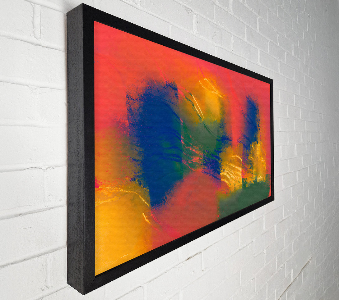  A Canvas Print of Crimson Sunset Hues Canvas Art