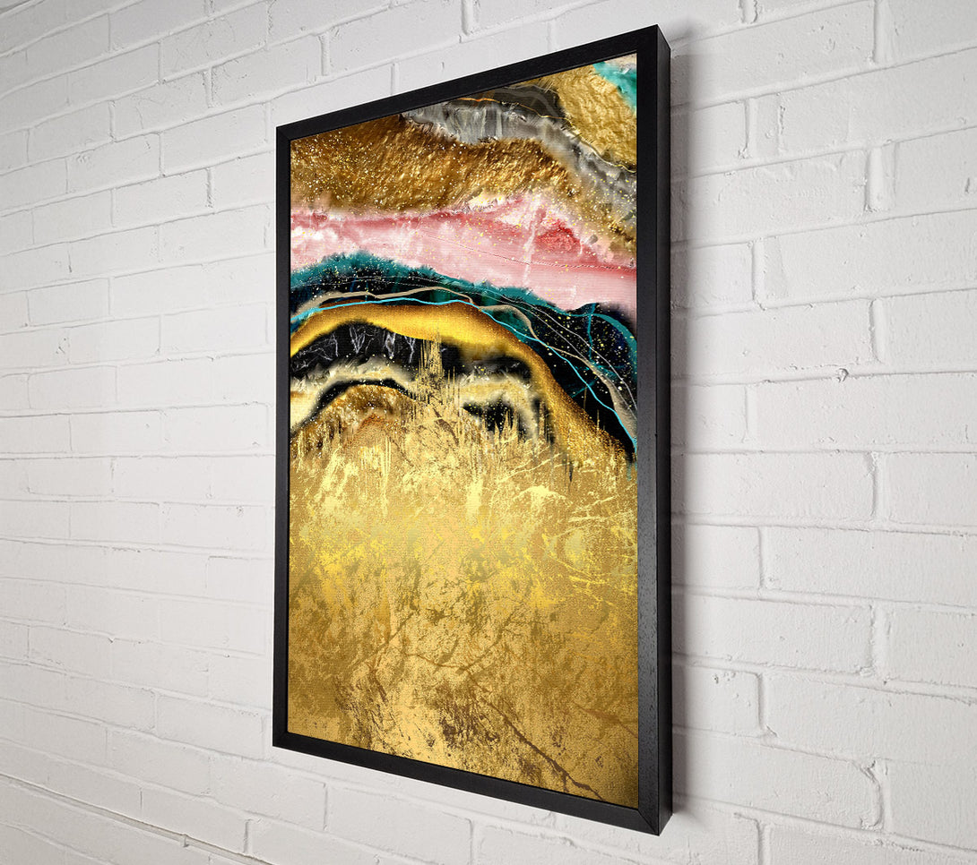  A Canvas Print of Gold To Stone Canvas Wall Art
