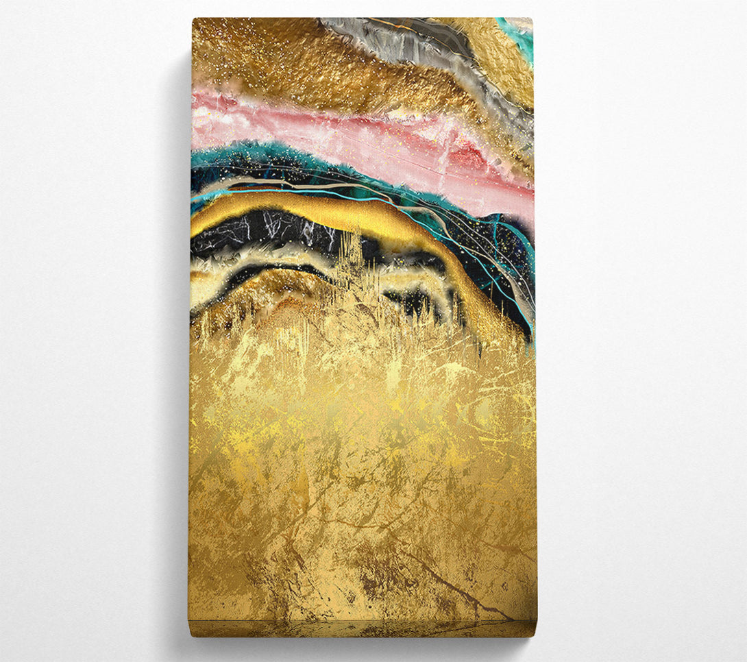  A Canvas Print of Gold To Stone Canvas Wall Art