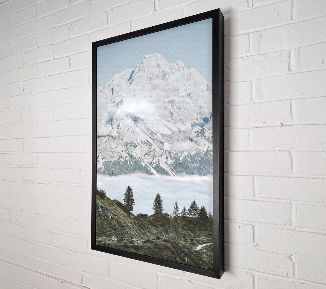  A Canvas Print of White Peak Serenity Canvas Print