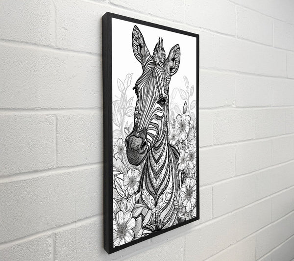 Black & White Zebra Bloom