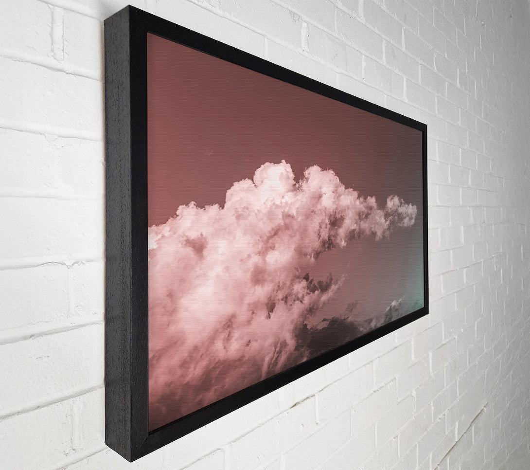 A Canvas Print of Dusty Rose Cloudscape Canvas Print