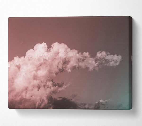  A Canvas Print of Dusty Rose Cloudscape Canvas Print