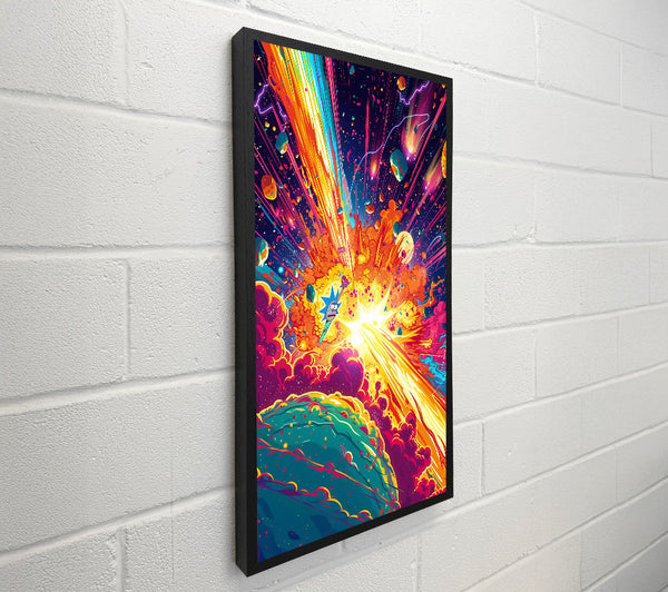 Yellow Cosmic Explosion