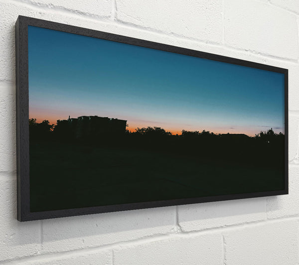 Orange And Blue Skyline