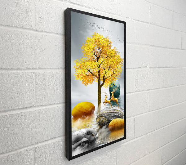 Gold Tree Deer Run