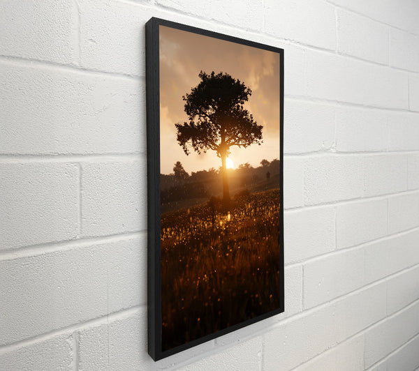 Golden Sunset Silhouette
