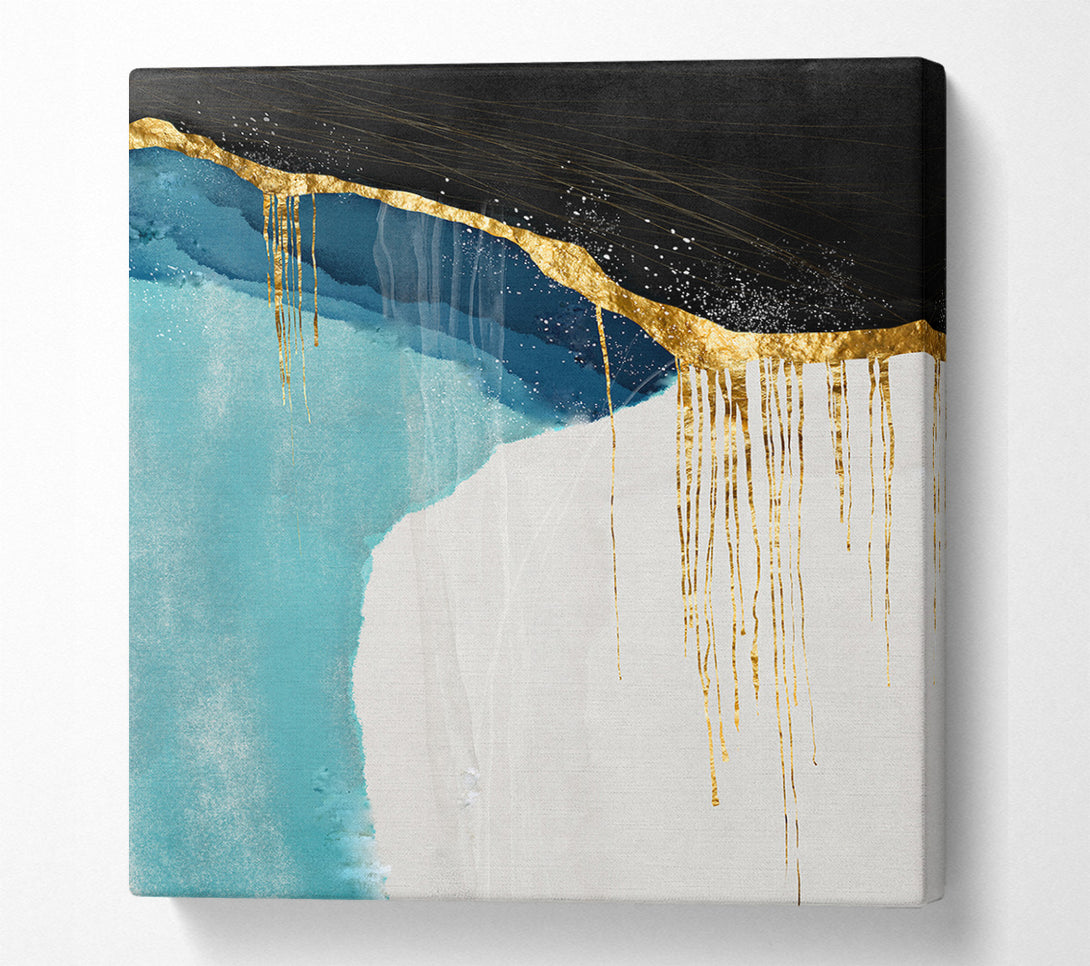  A Canvas Print of Gold Within Canvas Print