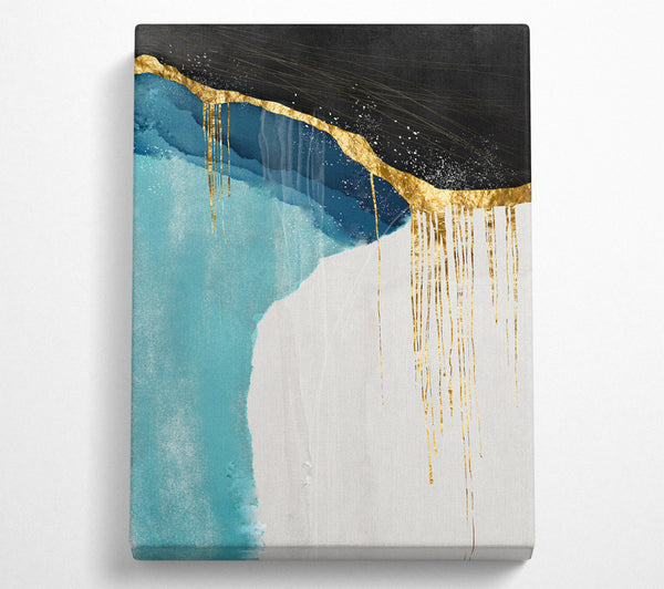  A Canvas Print of Gold Within Canvas Print