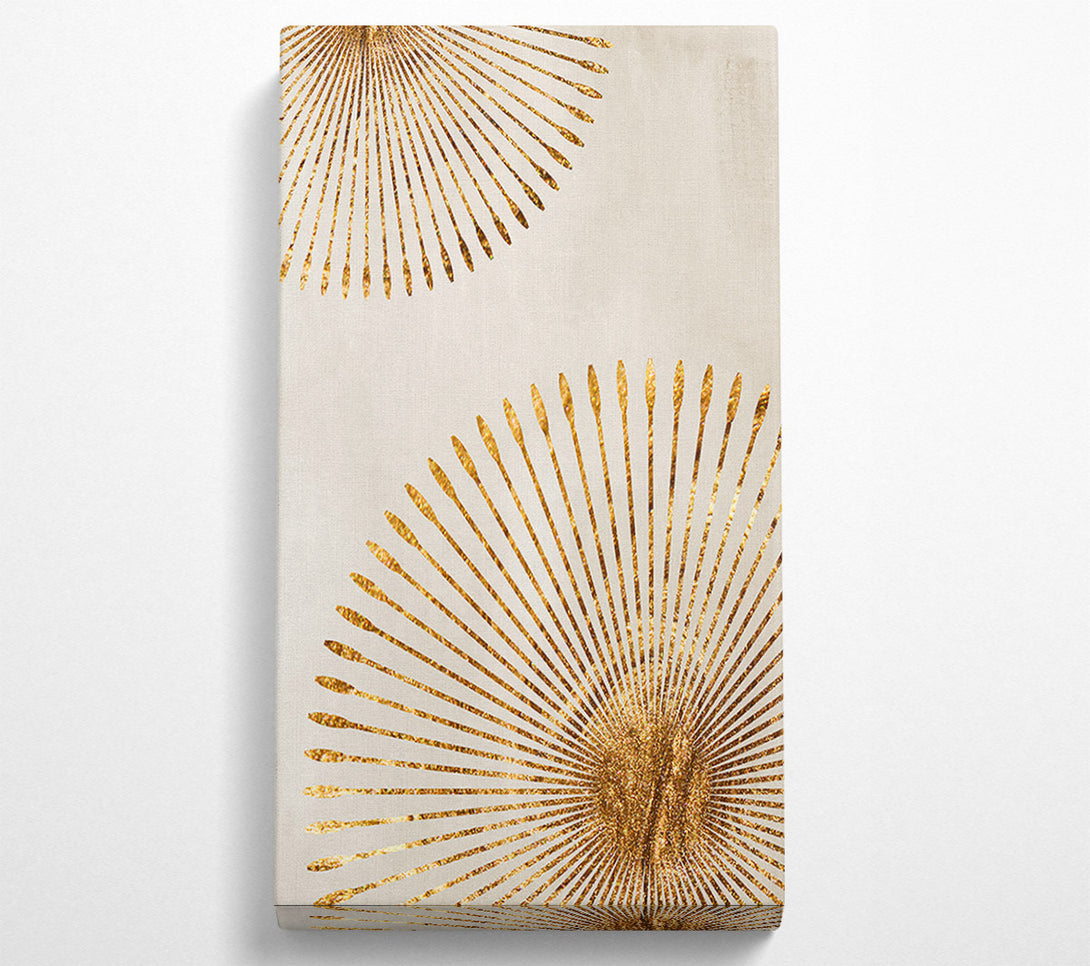  A Canvas Print of Golden Bursts Canvas Art