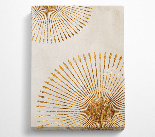  A Canvas Print of Golden Bursts Canvas Art