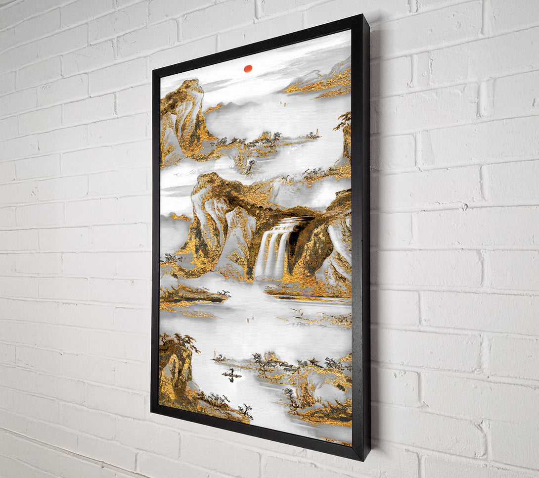  A Canvas Print of Golden Landscape Canvas Wall Art