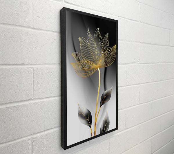 Golden Plant With Grey
