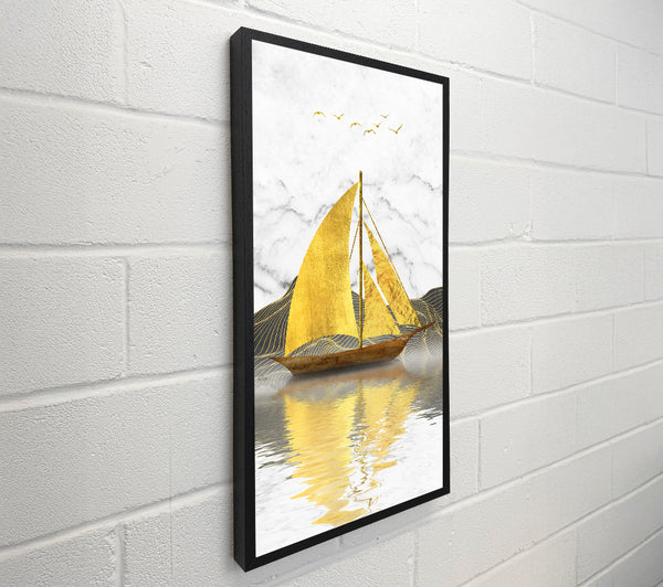 Golden Sail Ship