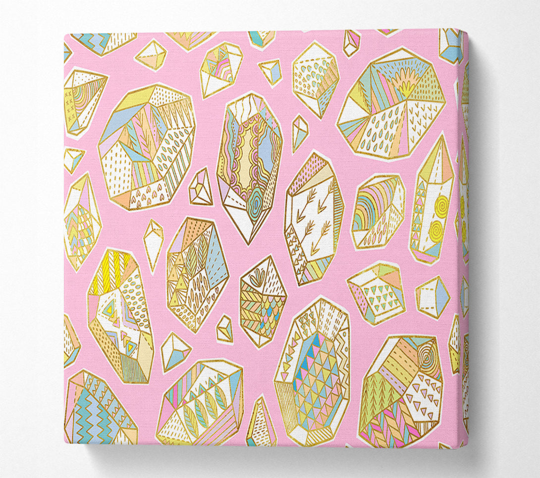  A Canvas Print of Gorgeous Rocks Canvas Wall Art