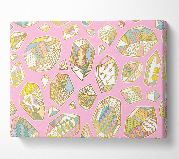  A Canvas Print of Gorgeous Rocks Canvas Wall Art