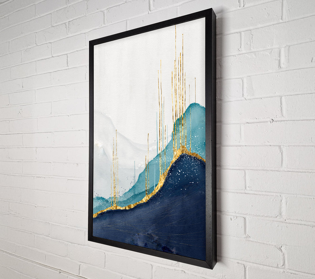  A Canvas Print of Got Glitter Drip Mountains Canvas Print