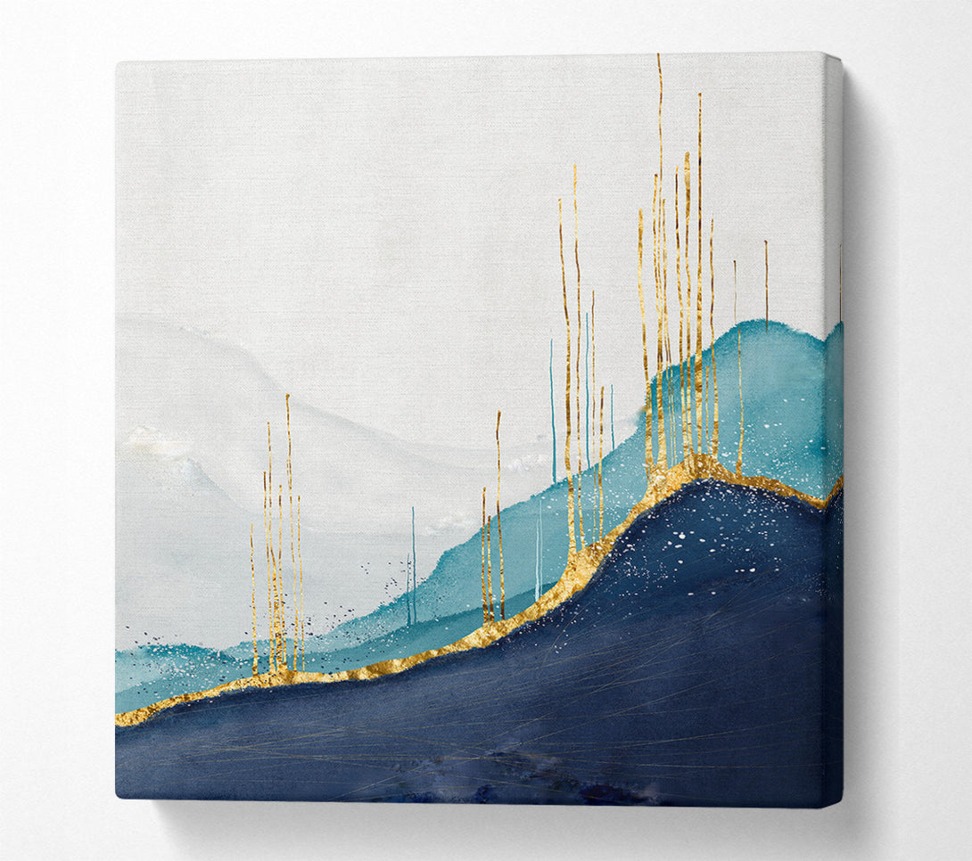  A Canvas Print of Got Glitter Drip Mountains Canvas Print