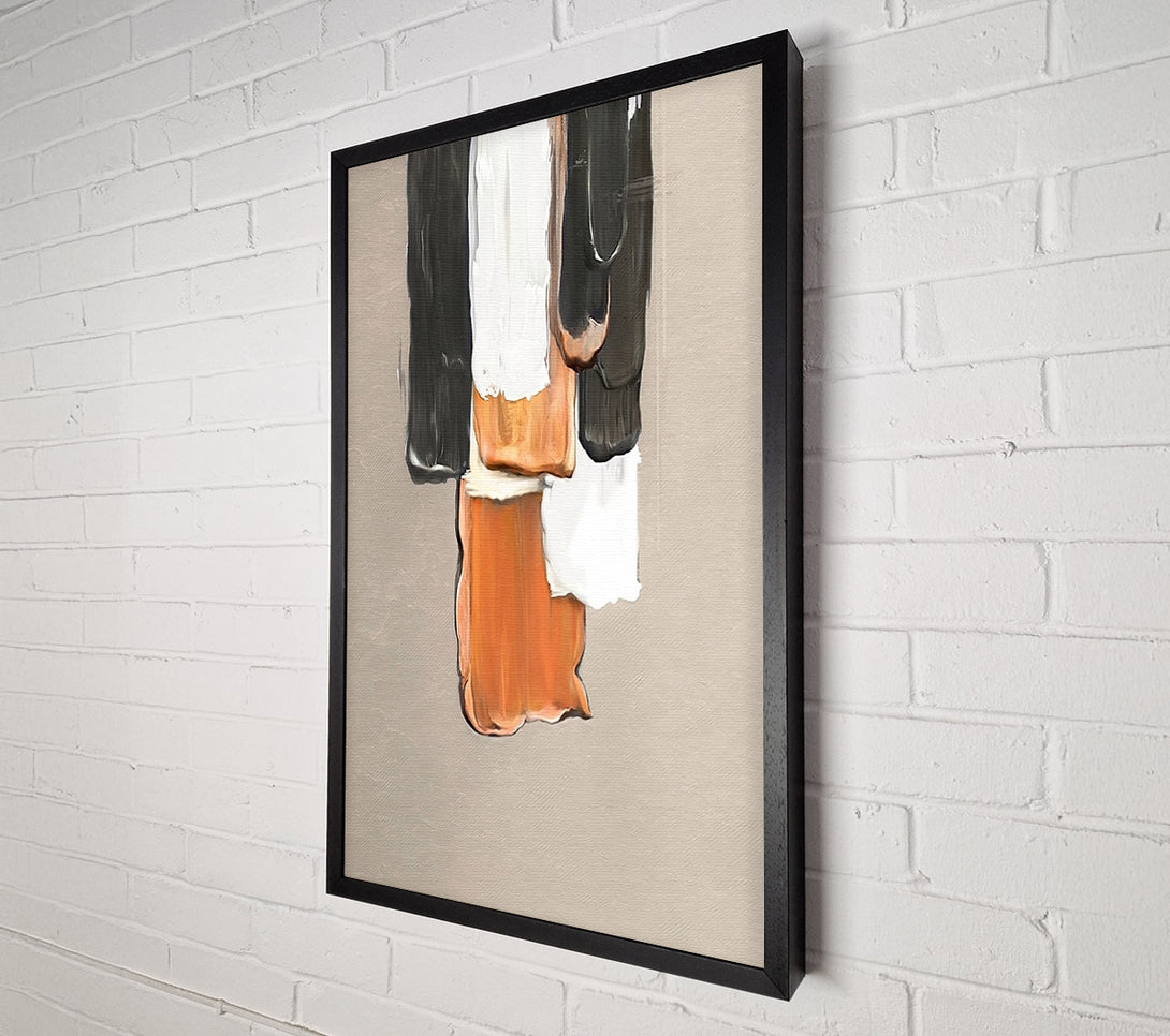  A Canvas Print of Gouche Paint Drip Canvas Art