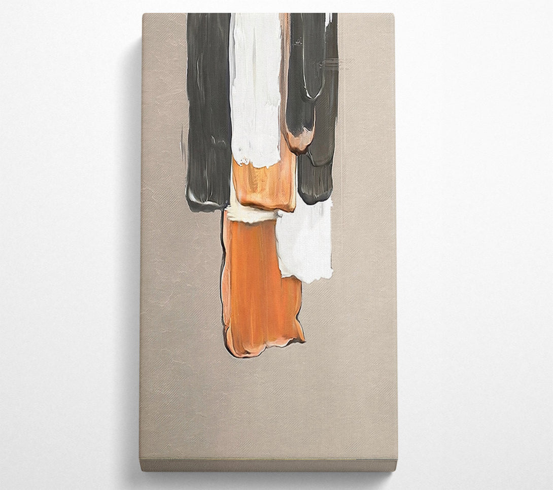  A Canvas Print of Gouche Paint Drip Canvas Art