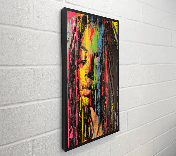 Graffiti Dripping Woman