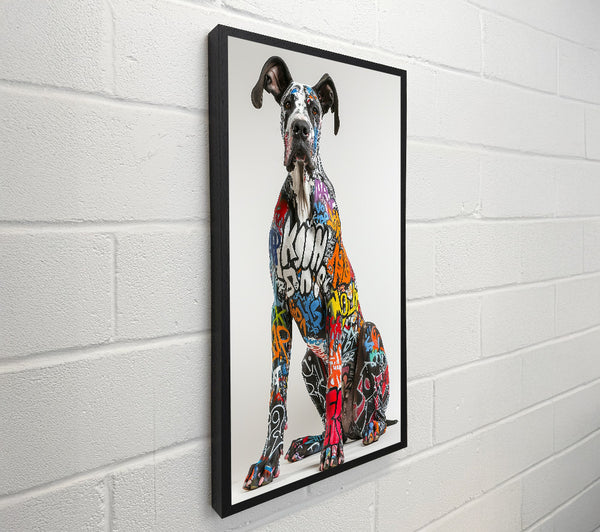 Graffiti Great Dane