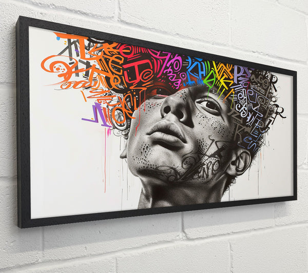 Graffiti Hair Grey