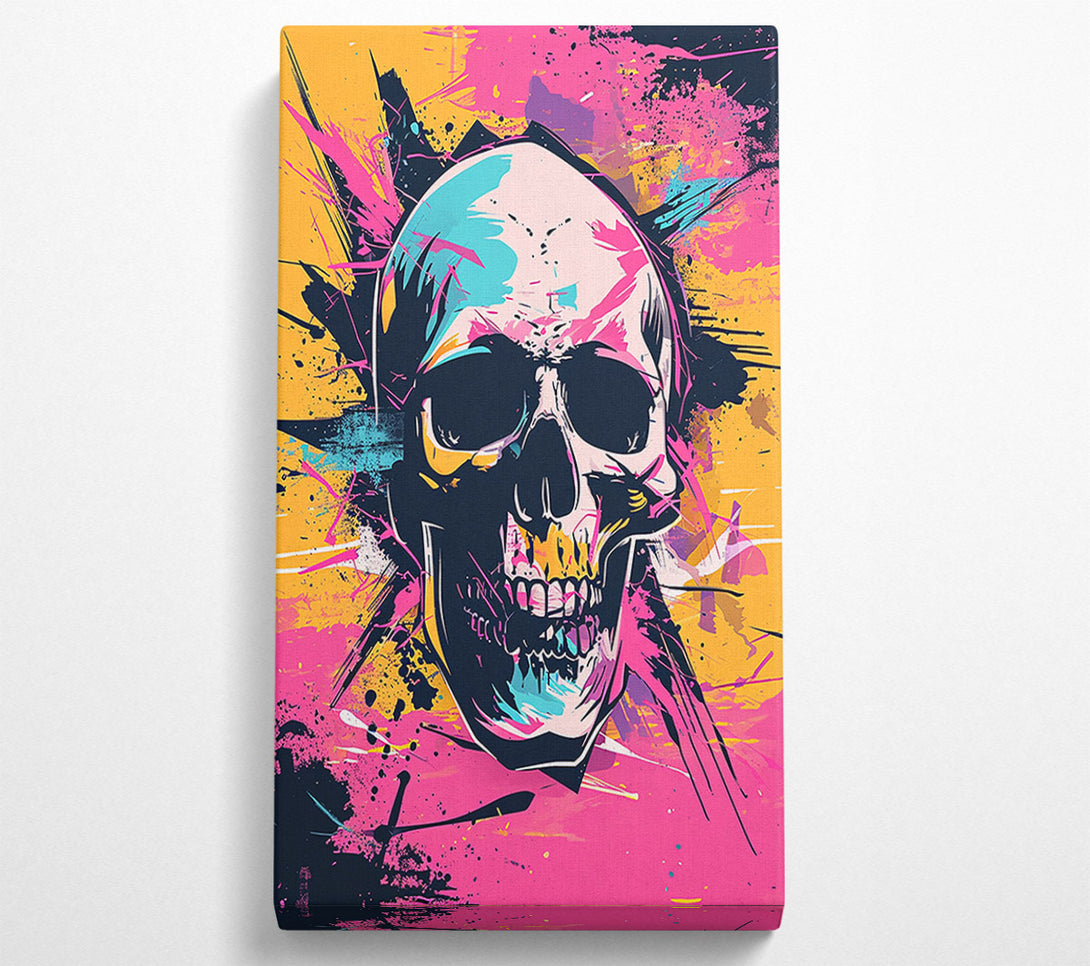  A Canvas Print of Graffiti Skull Canvas Art