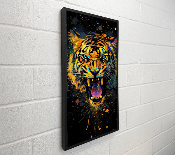 Graffiti Splatter Tiger