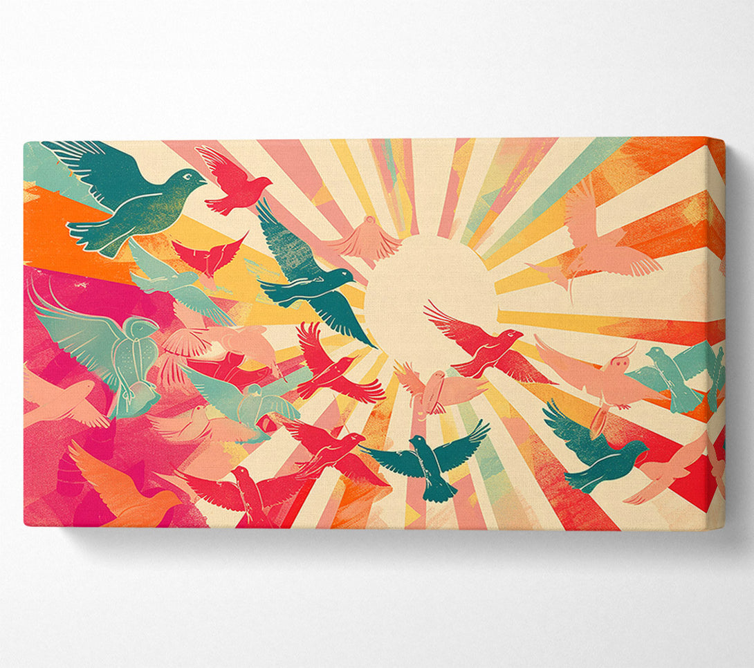  A Canvas Print of Graffiti Urban Mona Lisa Canvas Wall Art