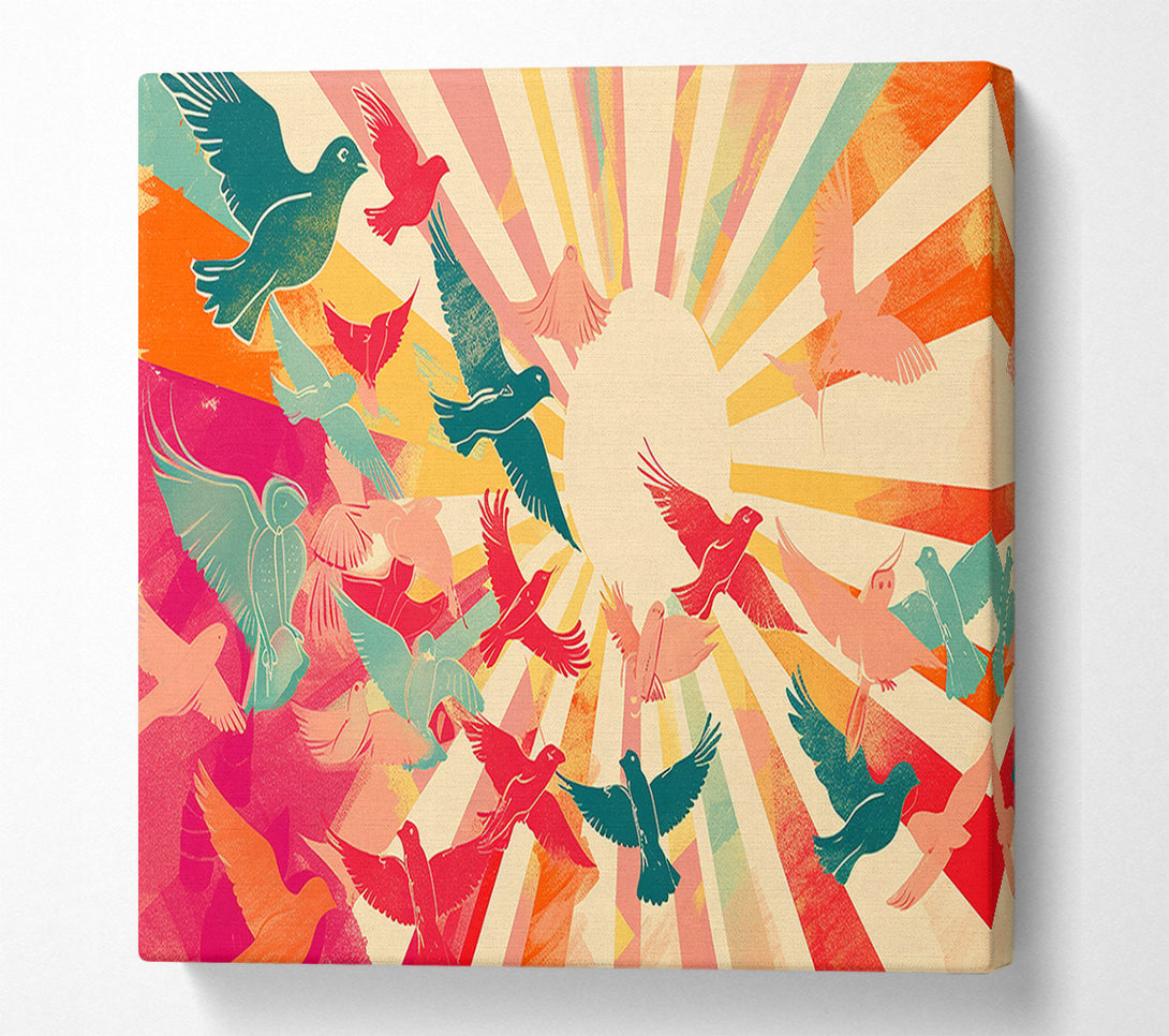  A Canvas Print of Graffiti Urban Mona Lisa Canvas Wall Art