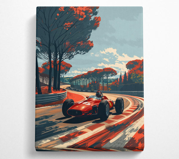  A Canvas Print of Grand Prix 60S Canvas Print