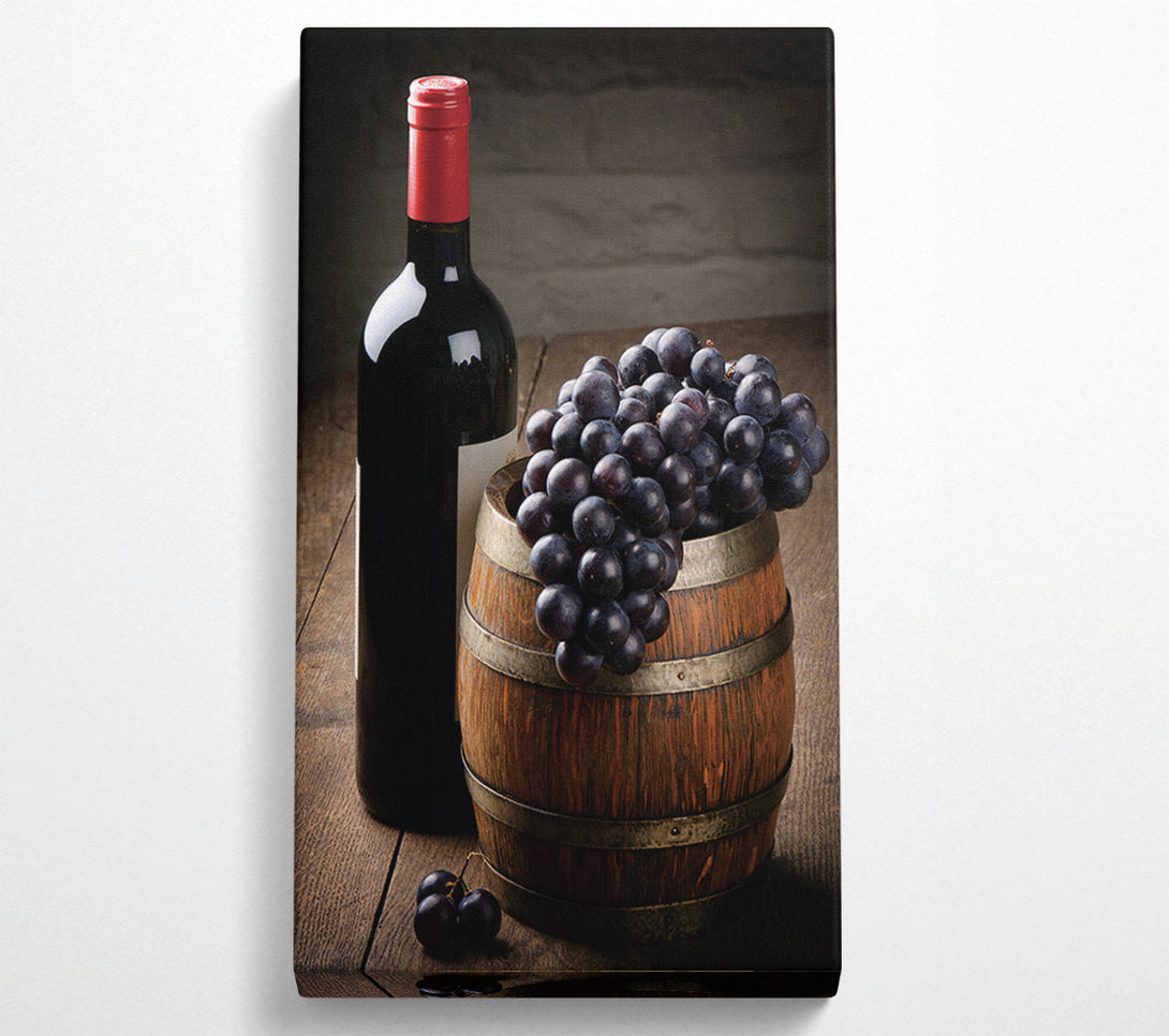  A Canvas Print of Grape To Wine Canvas Print