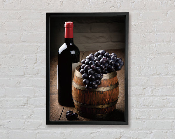 Grape To Wine Framed Print