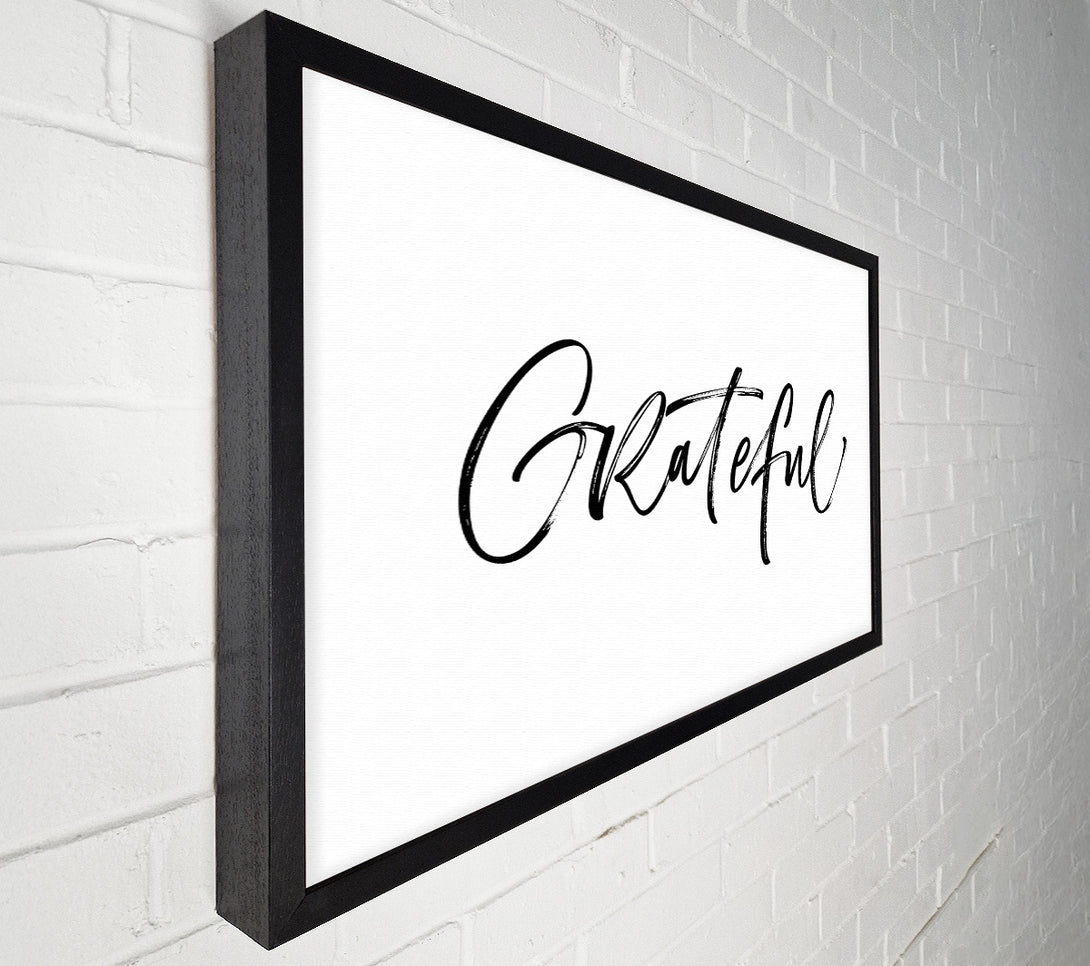  A Canvas Print of Grateful Canvas Art