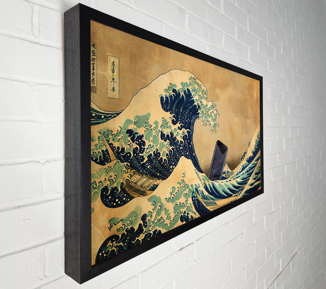  A Canvas Print of Great Wave Phone Canvas Wall Art