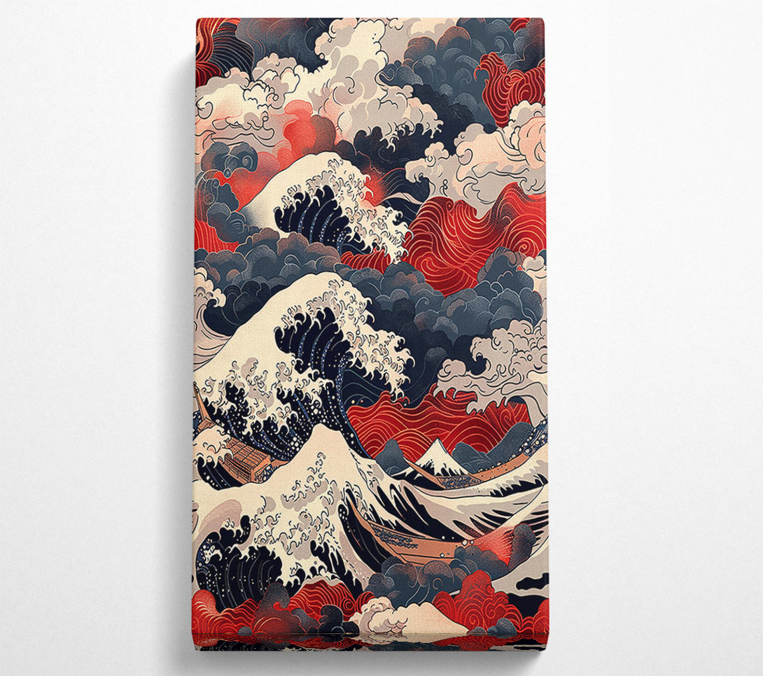  A Canvas Print of Great Waves Canvas Print