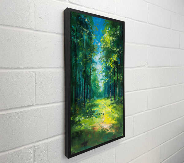 Green And Blue Forest