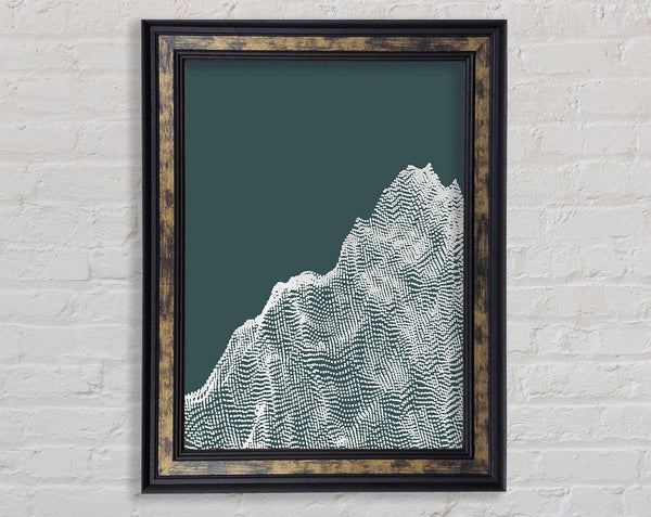 Green Mountain Framed Print