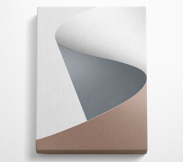  A Canvas Print of Grey And Brown Line Canvas Art