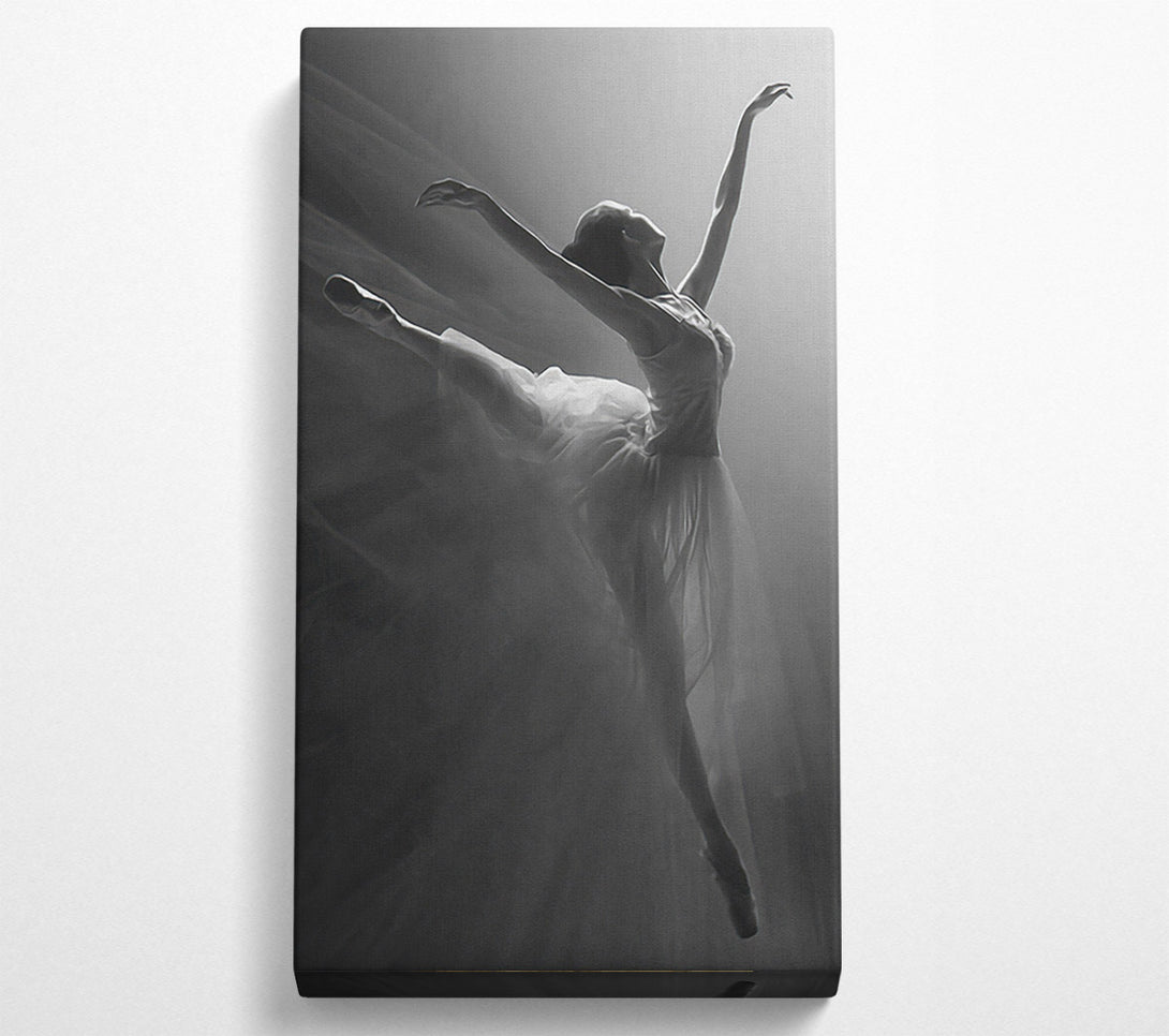  A Canvas Print of Grey Ballerina Canvas Print