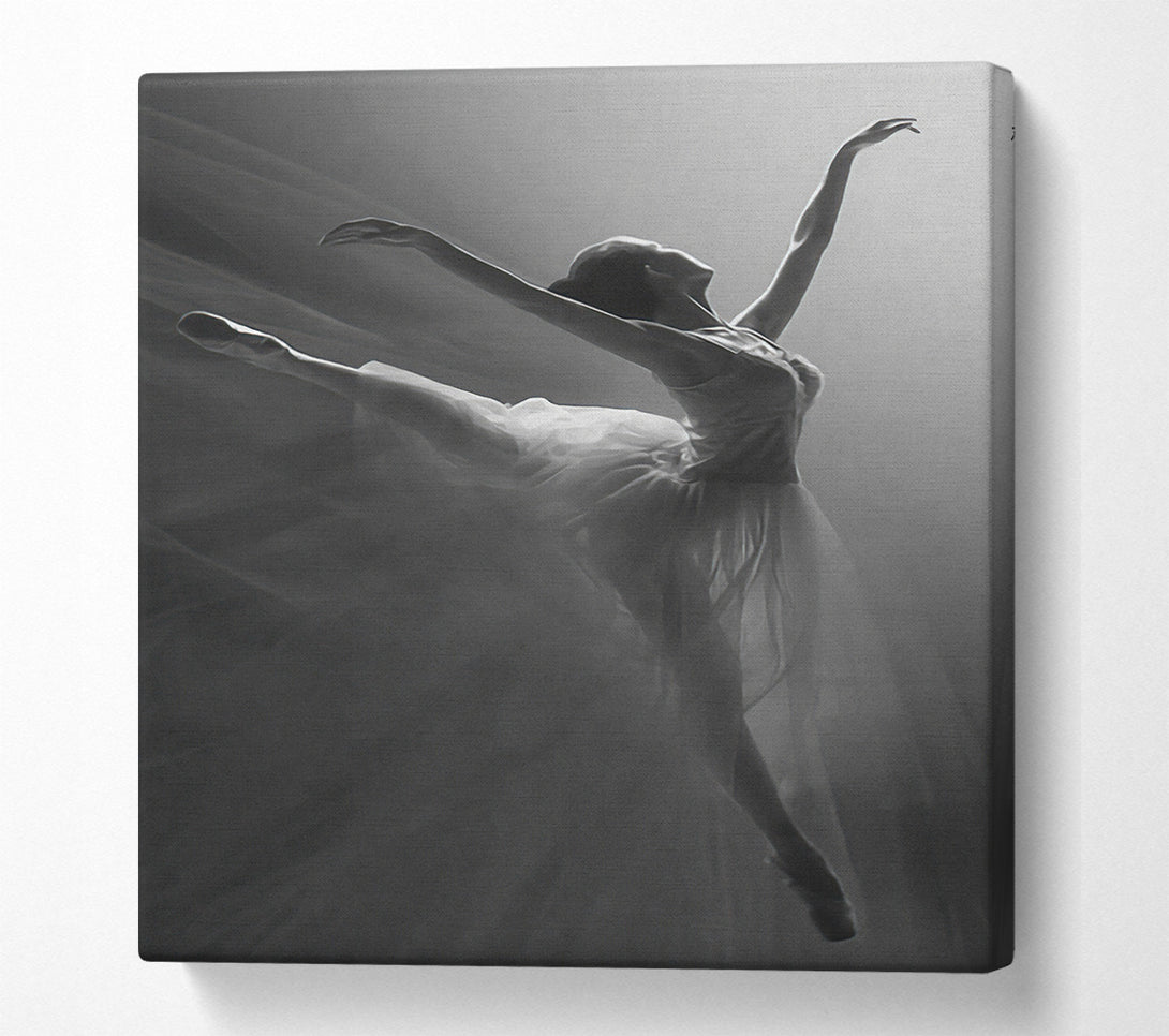  A Canvas Print of Grey Ballerina Canvas Print