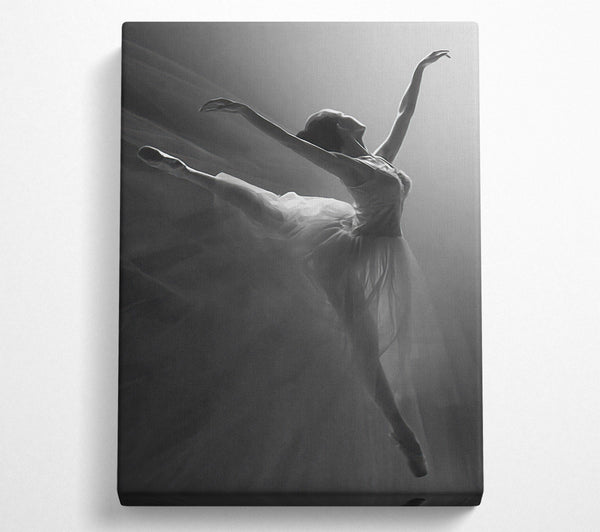  A Canvas Print of Grey Ballerina Canvas Print