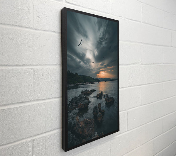Grey Sky Seascape