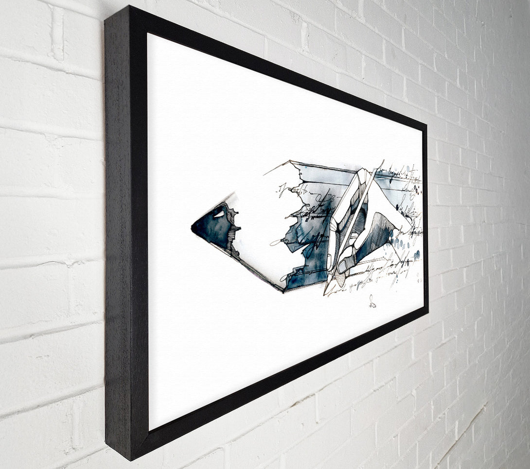  A Canvas Print of Handwritten In Ink Canvas Print