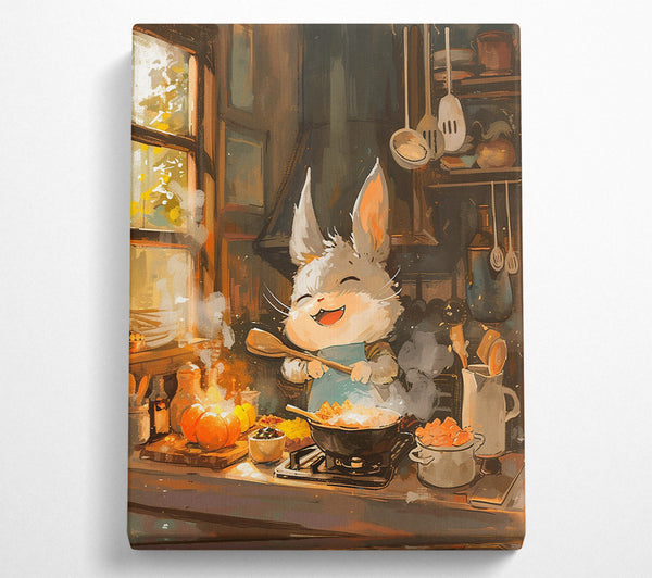  A Canvas Print of Happy Cooking Canvas Art